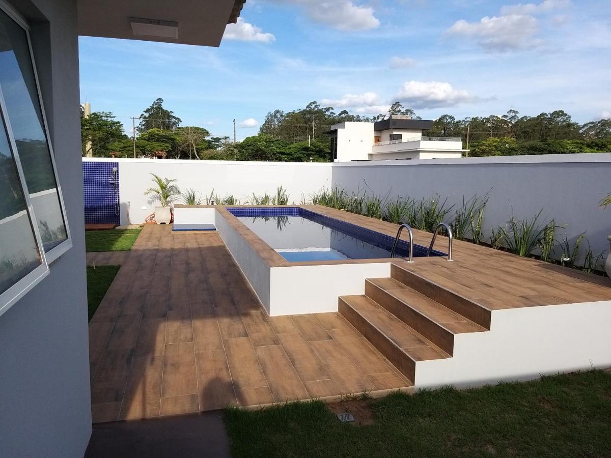 Casa Piscina Climatizada Santa Barbara Resort #Casadecampo131 Águas de Santa Barbara Exterior foto